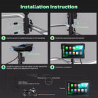 Sidewind Ridge 7 Motorcycle CarPlay Display