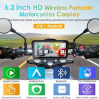 Sidewind Ridge 6 Motorcycle CarPlay Display