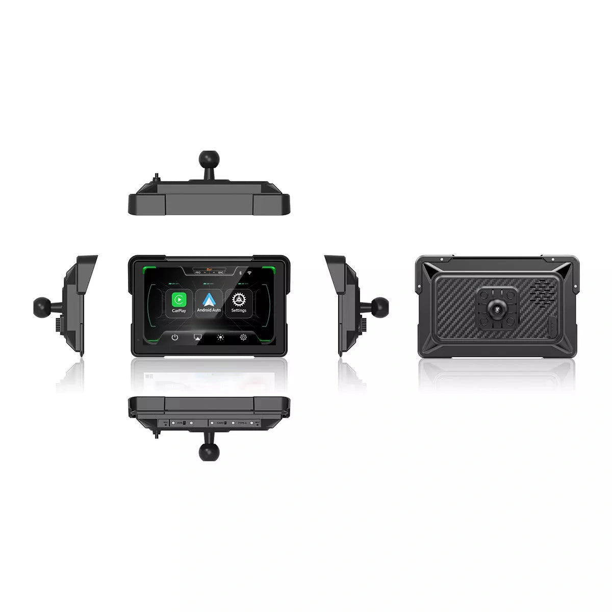 Sidewind Ridge 7 Motorcycle CarPlay Display