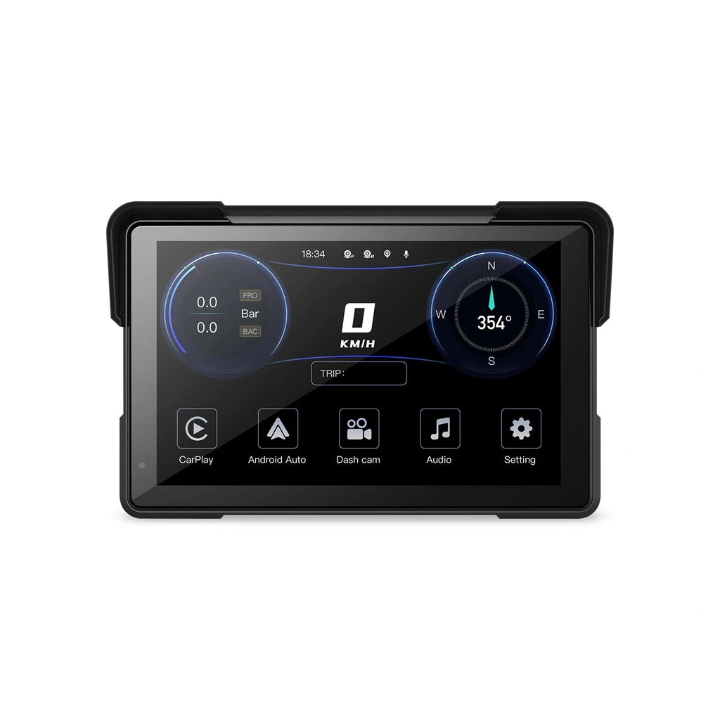 Sidewind Ridge 7 Duo CarPlay Display + Dual 2K Dash Cam